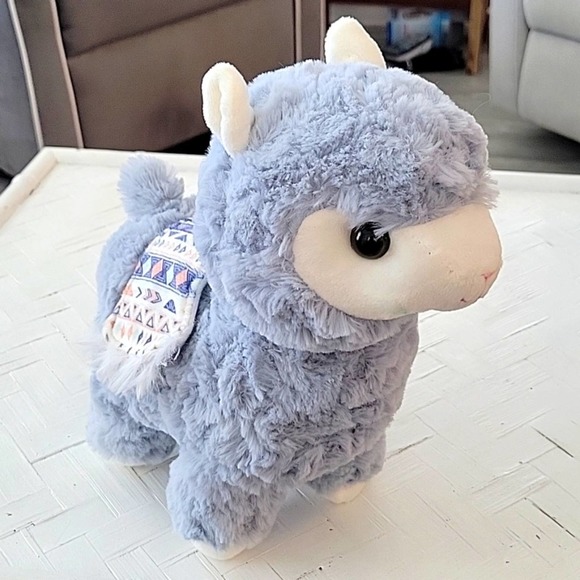 Kellytoy Plush Alpaca Llama with Blanket Stitched On Soft and Cuddly About 10" - Picture 3 of 9